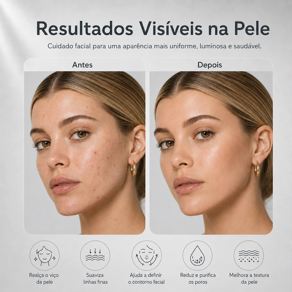 Kit de Alta Frequencia Profissional para Tratamento Facial e Capilar Haute™