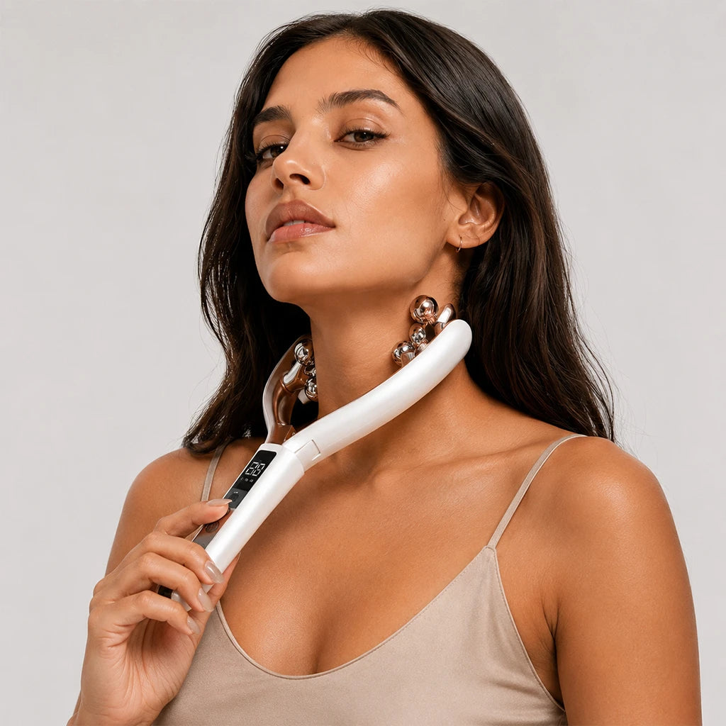 Liftroller™ Massageador Facial LED Lifting Anti-idade Rosto e Pescoço
