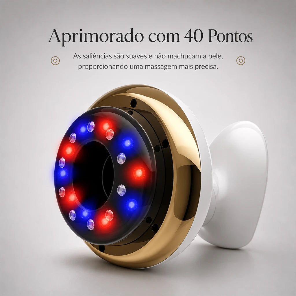 OMNI™ Massageador Corporal a Vácuo com LED para Celulite