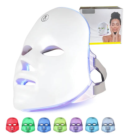 Lume PRO™ Máscara de LED 7 Cores – Rejuvenescimento e Skincare