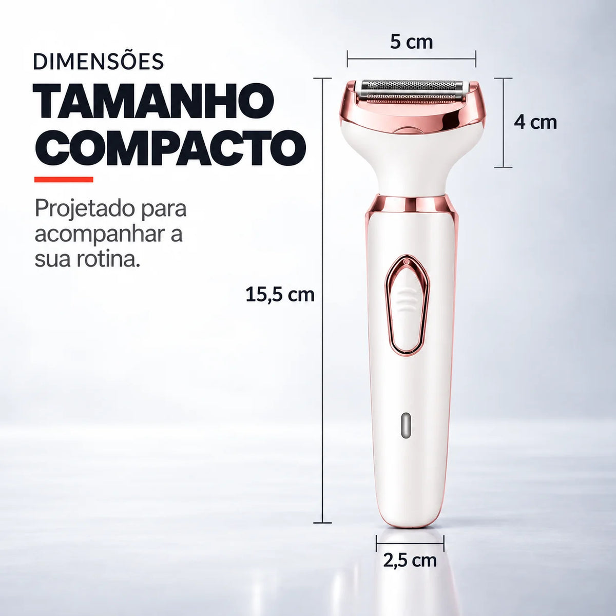 Aparador de Pelos Feminino 4 em 1 para Rosto e Corpo SWAP™