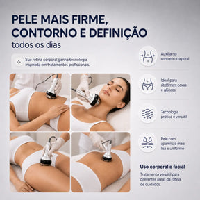 Aparelho Profissional de Lipocavitação 40kHz e Radiofrequência 3 em 1 TRIAVA™