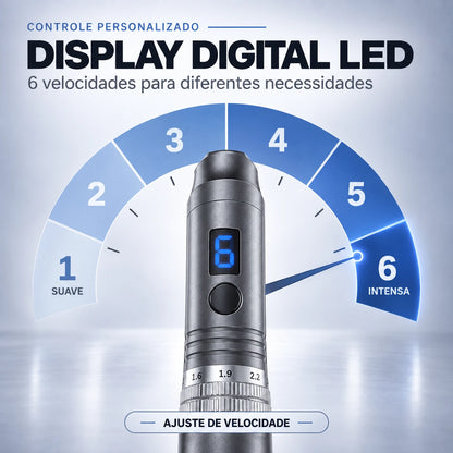 Caneta Elétrica de Microagulhamento com 6 Velocidades AXIS™