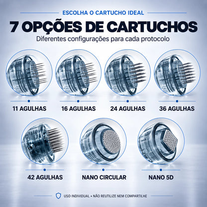 Caneta Elétrica de Microagulhamento com 6 Velocidades AXIS™