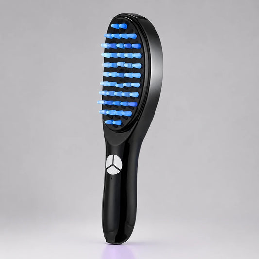 HALO™ Escova Capilar LED 4 em 1 com Massagem e Nanoatomização