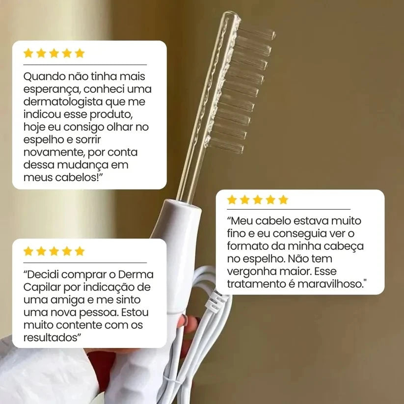 Kit de Alta Frequencia Profissional para Tratamento Capilar e Facial Haute™