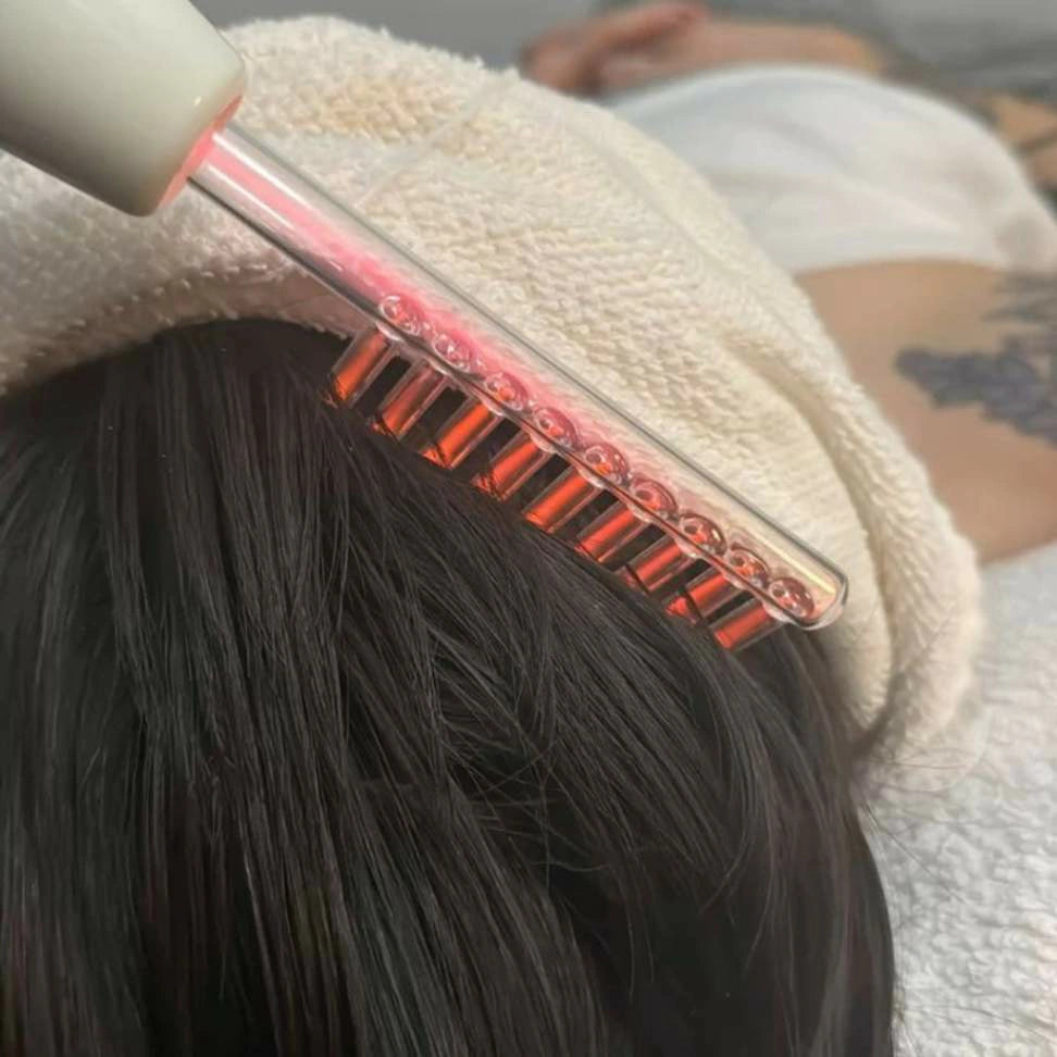 Kit de Alta Frequencia Profissional para Tratamento Capilar e Facial Haute™