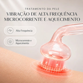 Kit de Alta Frequencia Profissional para Tratamento Facial e Capilar Haute™