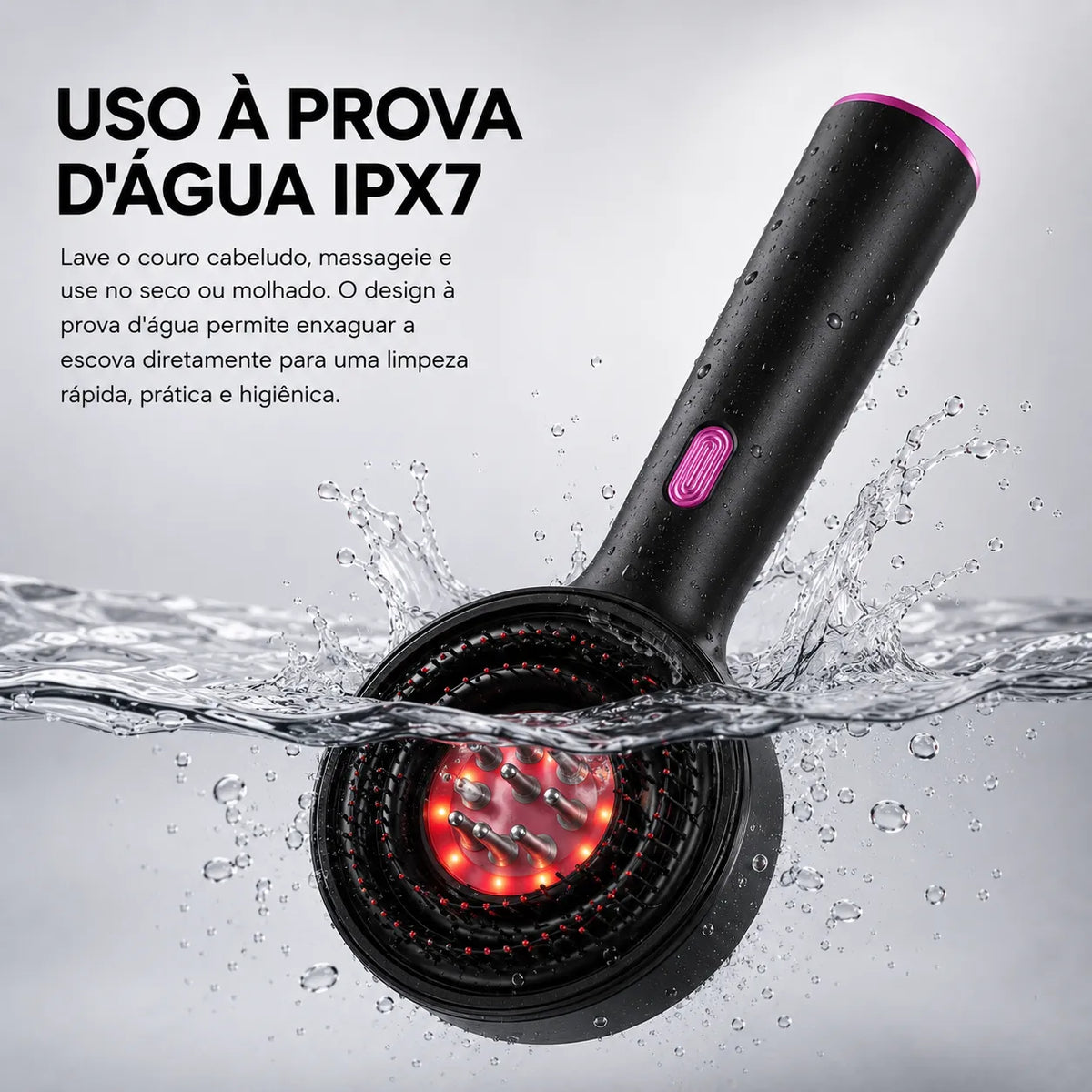Massageador capilar ORIA Nuuva recarregável