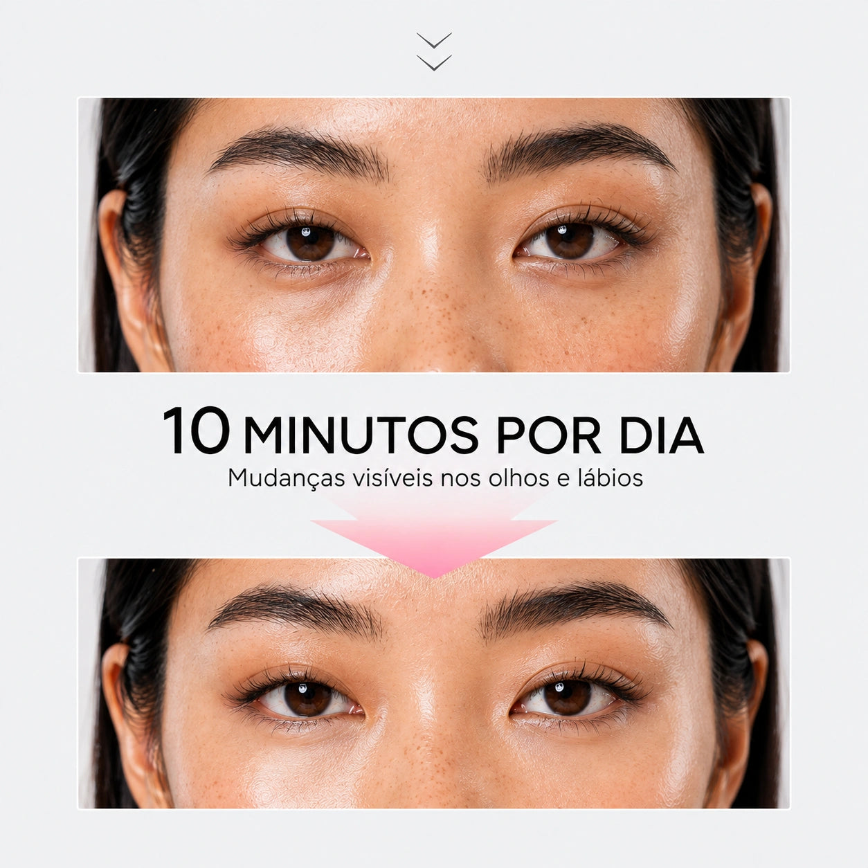 Massageador para Área dos Olhos e Lábios com Microcorrente, Aquecimento e LED VELIS™