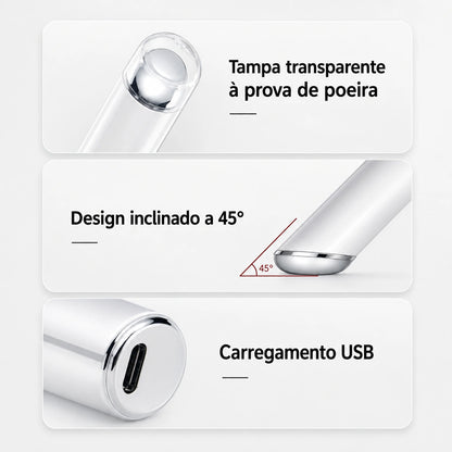 Massageador para Área dos Olhos e Lábios com Microcorrente, Aquecimento e LED VELIS™