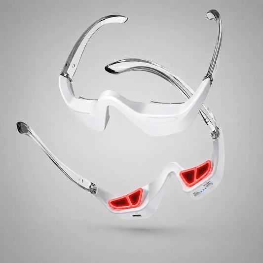 Óculos Massageador para Olhos com EMS e Luz Vermelha PULSE™