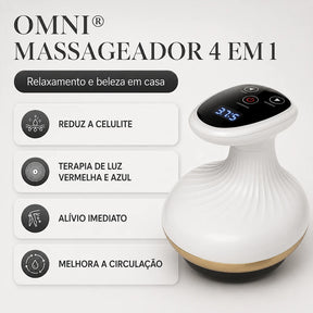 OMNI™ Massageador Corporal a Vácuo com LED para Celulite