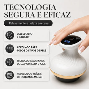 OMNI™ Massageador Corporal a Vácuo com LED para Celulite