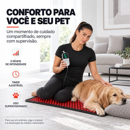 Tapete de Luz Vermelha LED para Corpo com Temporizador BASE™