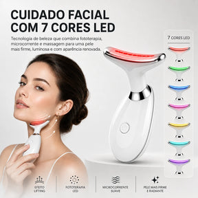 V-SCULPT™ Massageador Facial Lifting com Vibração Sônica e LED Terapêutico