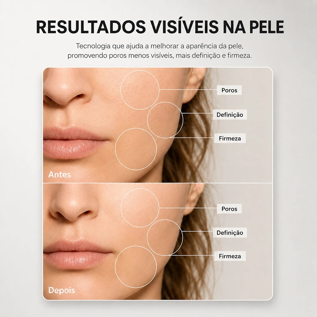 V-SCULPT™ Massageador Facial Lifting com Vibração Sônica e LED Terapêutico